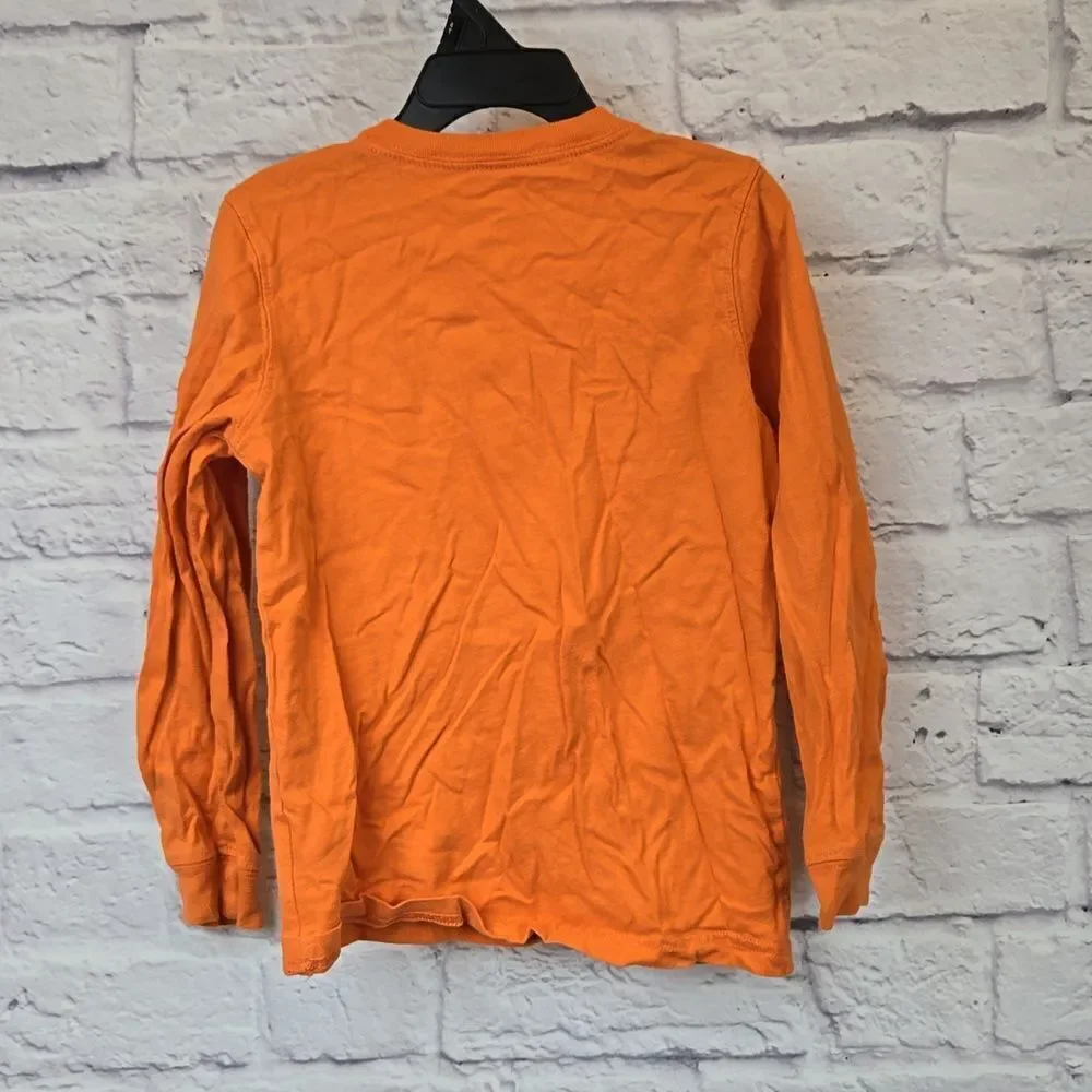 Carter's Little Boys 5 Halloween Pumpkin T-Shirt Casual Graphic Print Kids Tee